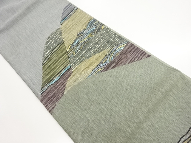 JAPANESE FUKURO OBI / PULP CLOTH / WOVEN MOUNTAINS